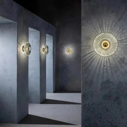 LED Glas Väggsconce