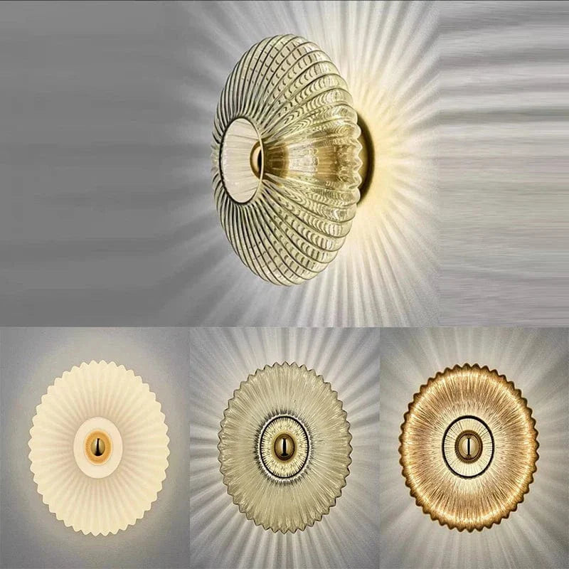 LED Glas Väggsconce