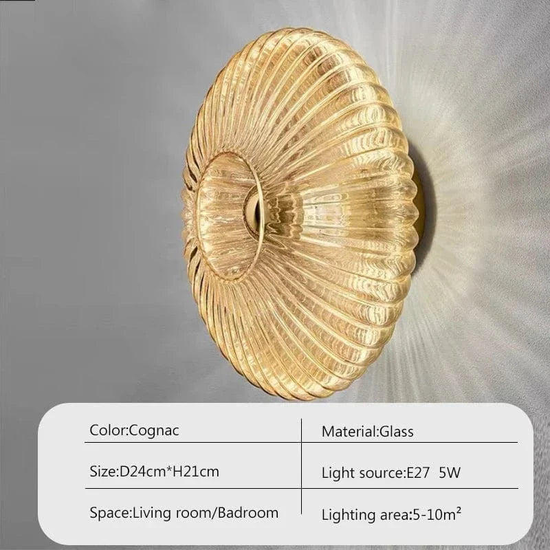 LED Glas Väggsconce