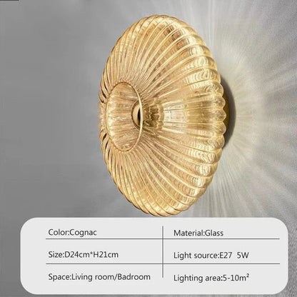 LED Glas Väggsconce