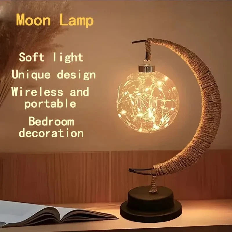 LED Mån Stjärna Nattlampa