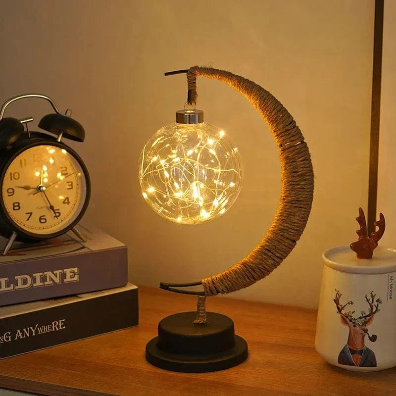 LED Mån Stjärna Nattlampa
