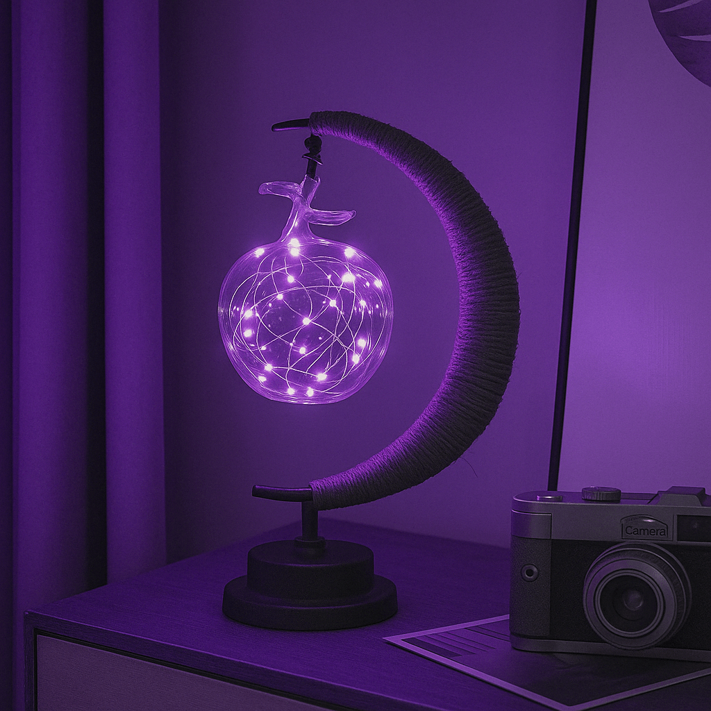 LED Mån Stjärna Nattlampa