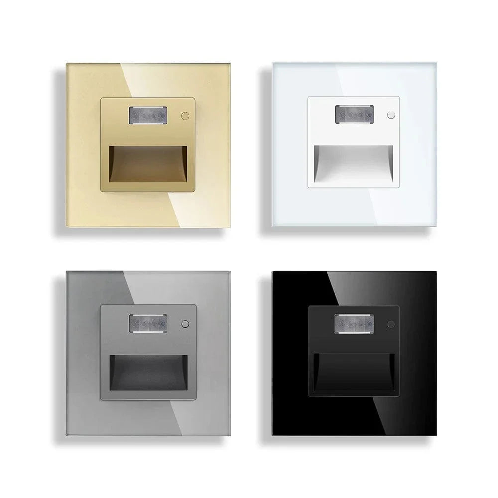 LED Rörelsesensor Trappa Lampa – Inbyggd Inomhusbelysning för Trapphus och Korridor, Energibesparande PIR Sensor