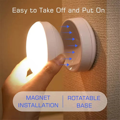 LED Nattlampa - Uppladdningsbar Rörelsesensor