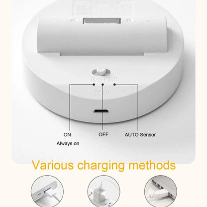 LED Nattlampa - Uppladdningsbar Rörelsesensor