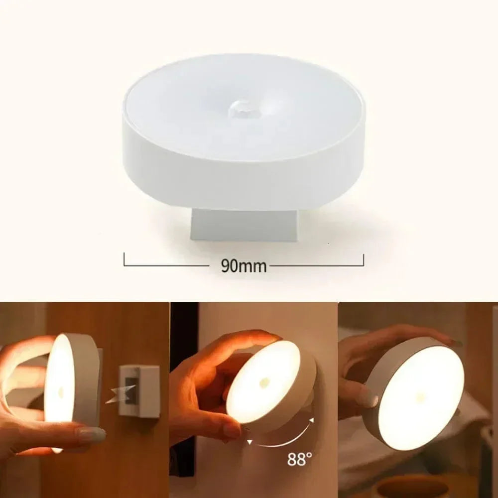 LED Nattlampa - Uppladdningsbar Rörelsesensor