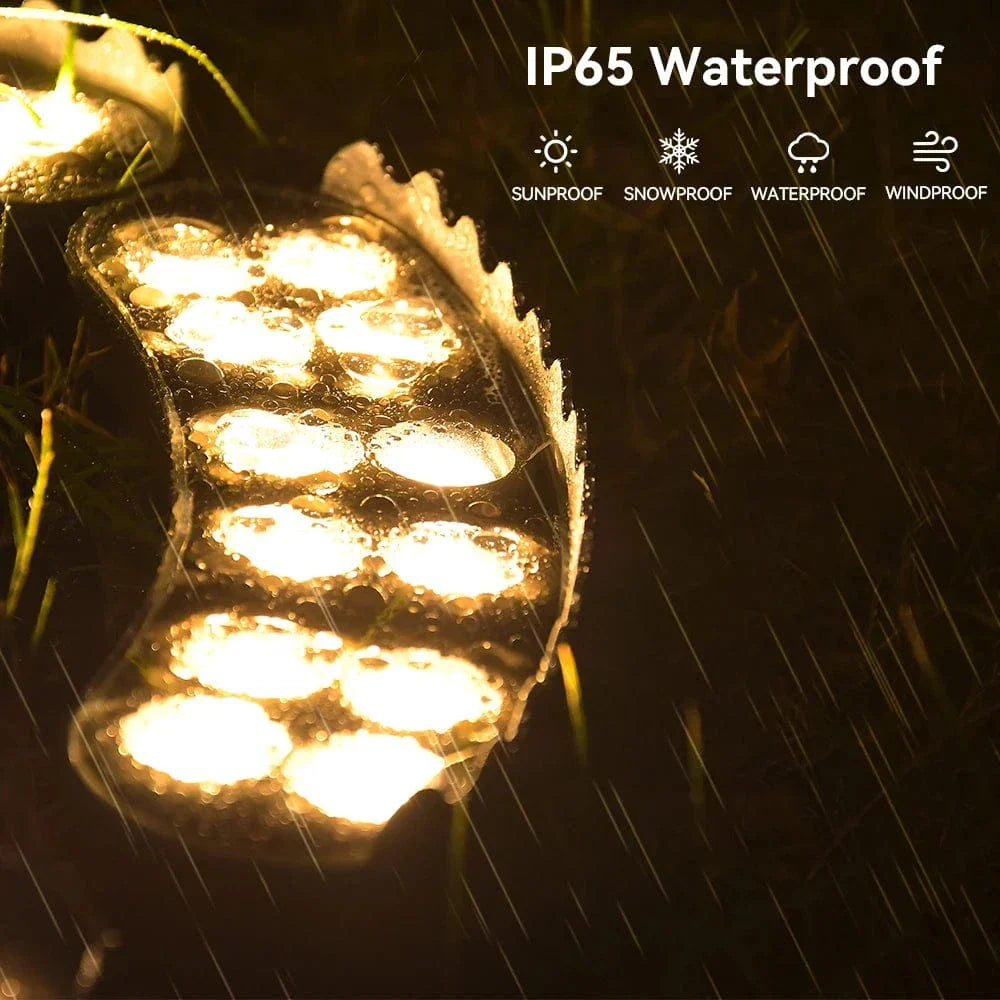 LED Utomhus Spotlights Med Spikfäste – IP65 Klassad - RGB - Aluminium - Trädgårdslandskapsbelysning - 12W - Hållbar och Väderbeständig