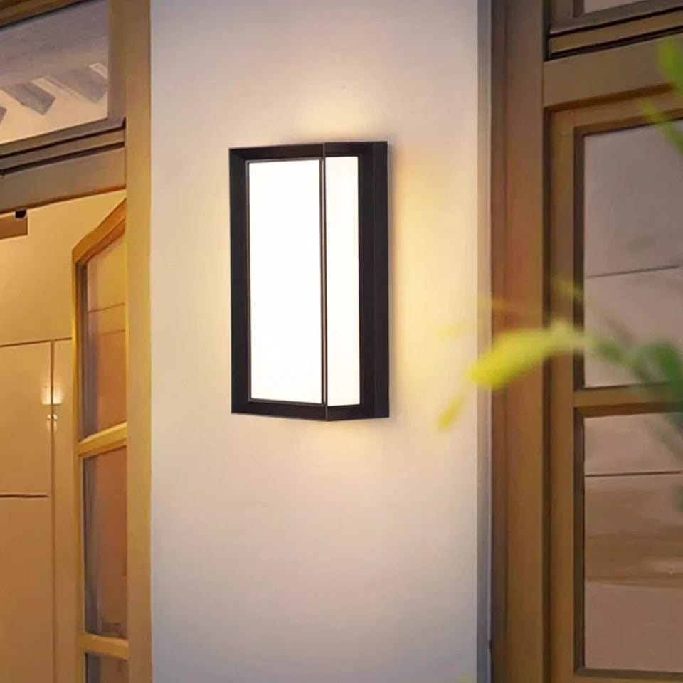 LED Utomhusvägglampa PIR Rörelsesensor