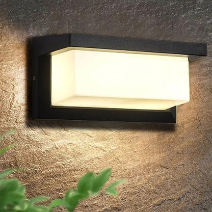 LED Utomhusvägglampa PIR Rörelsesensor