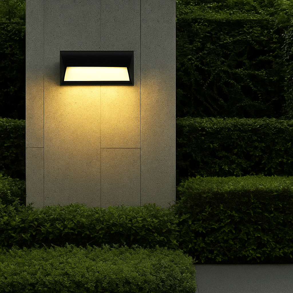 LED Utomhusvägglampa PIR Rörelsesensor