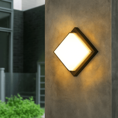 LED Utomhusvägglampa PIR Rörelsesensor