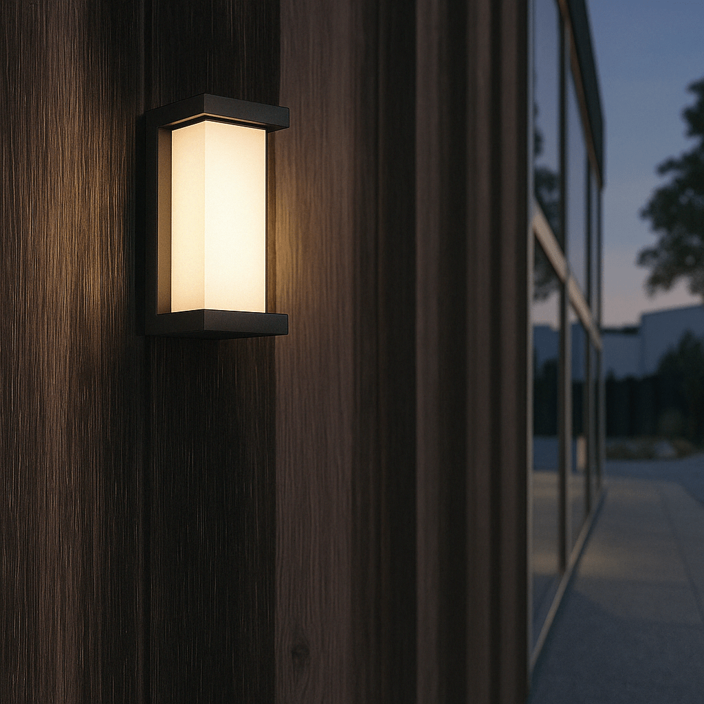 LED Utomhusvägglampa PIR Rörelsesensor