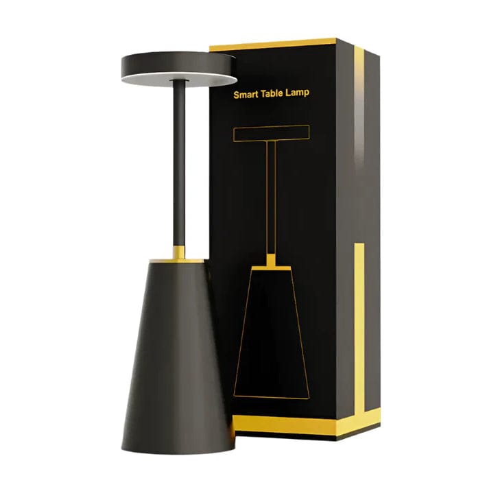 LED Laddningsbar Skrivbordslampa - Touch Dimming - Modern Design - Tre Färgtemperaturer - Sladdlös - Ideal För Inomhusbruk - Snygg Estetik