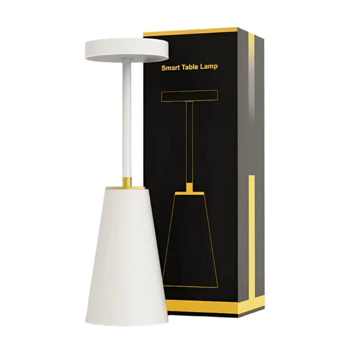 LED Laddningsbar Skrivbordslampa - Touch Dimming - Modern Design - Tre Färgtemperaturer - Sladdlös - Ideal För Inomhusbruk - Snygg Estetik