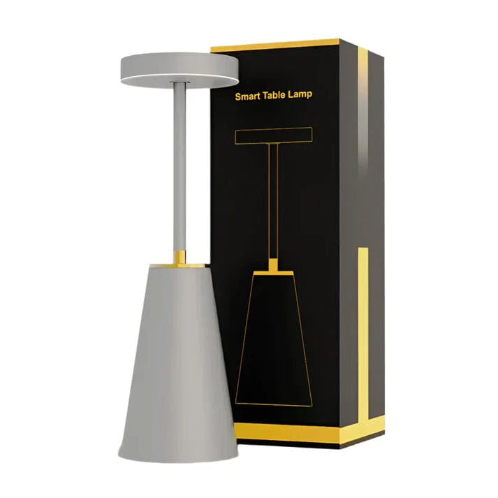 LED Laddningsbar Skrivbordslampa - Touch Dimming - Modern Design - Tre Färgtemperaturer - Sladdlös - Ideal För Inomhusbruk - Snygg Estetik