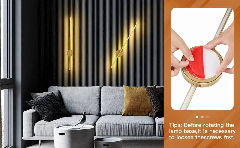 LED Uppladdningsbar Vägglampa