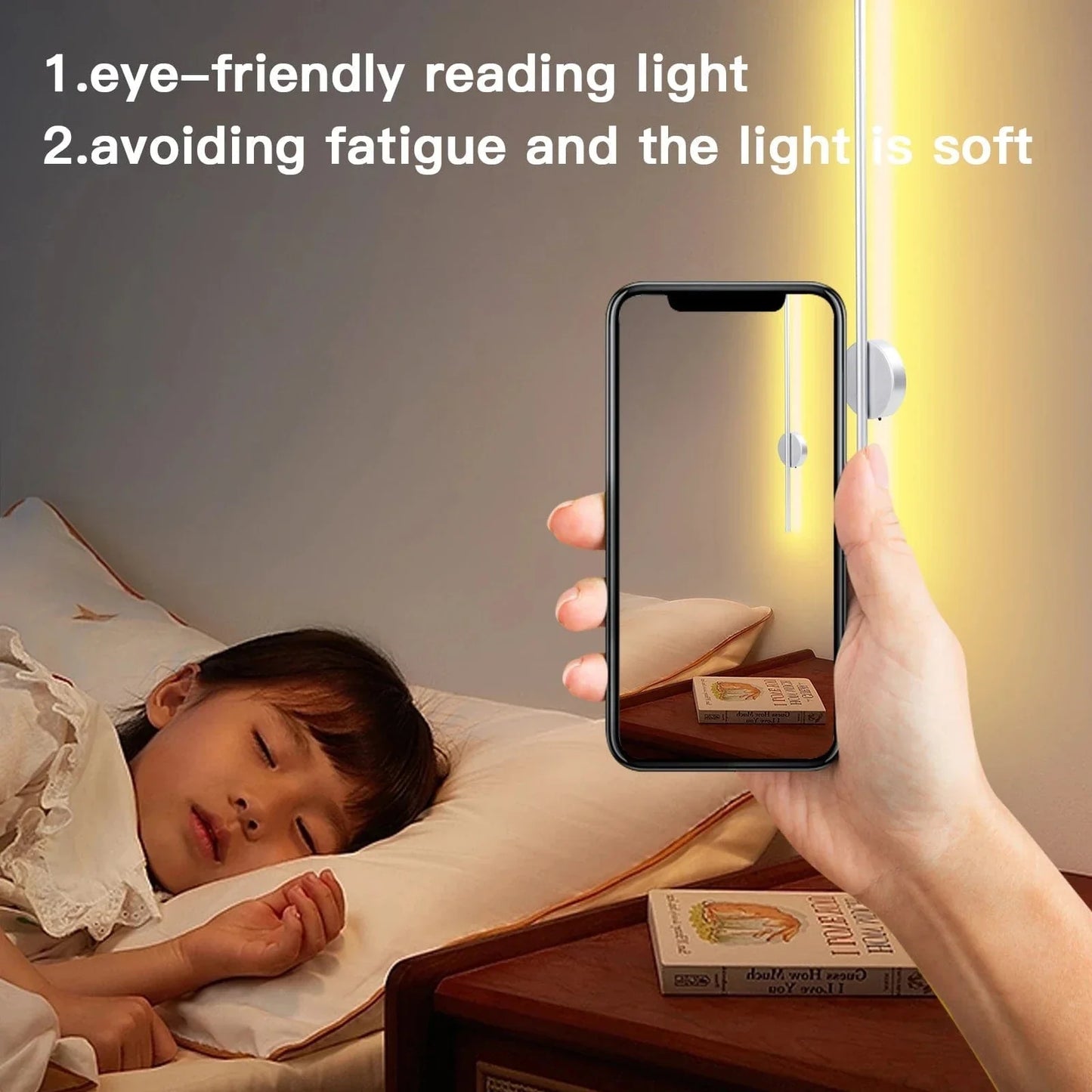 LED Uppladdningsbar Vägglampa