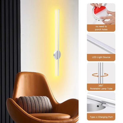 LED Uppladdningsbar Vägglampa