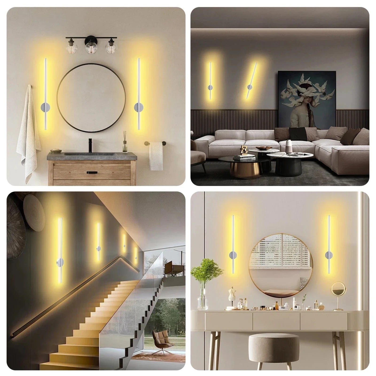 LED Uppladdningsbar Vägglampa