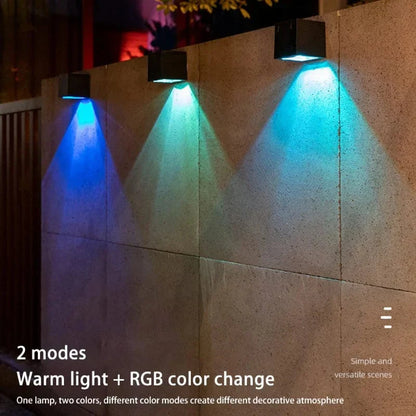 LED Solarbelysning för Vägg – Utomhusmontering – IP65 Vattentålig – Europeisk Stil - Manuell Strömbrytare - Trädgårdsbelysning - 6-12 Timmars Belysning