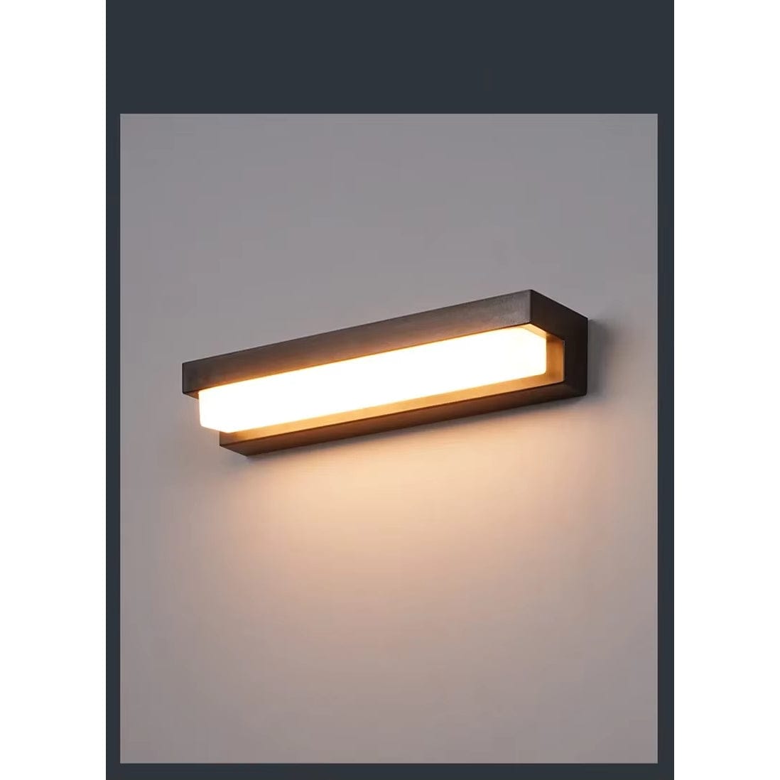 LED Solarskydd Vägglampa - Väggmonterad - Vattentålig - Justerbar Färgtemperatur - Idealisk För Utomhusområden - Intelligent Ljuskontroll