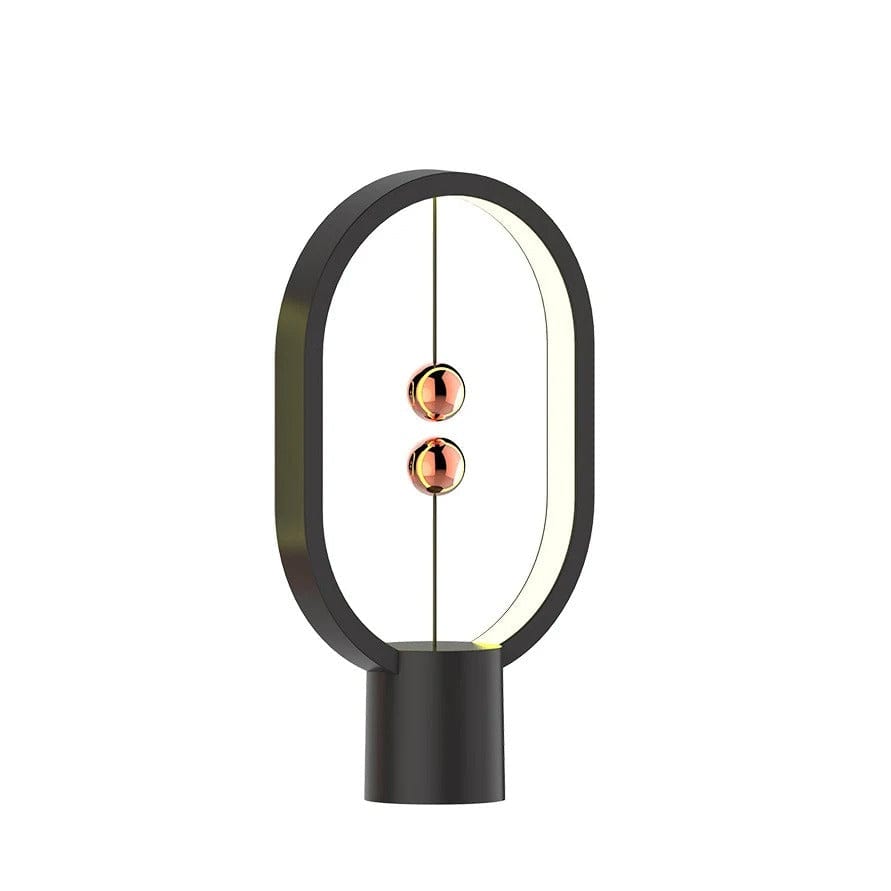 LED Bordslampa Med USB-laddning – Mini Balans Design - Varm Vit Ljus - Dekorativ - Elegant Hem Accent