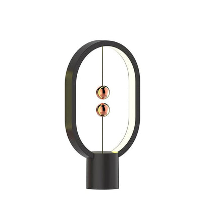 LED Bordslampa Med USB-laddning – Mini Balans Design - Varm Vit Ljus - Dekorativ - Elegant Hem Accent