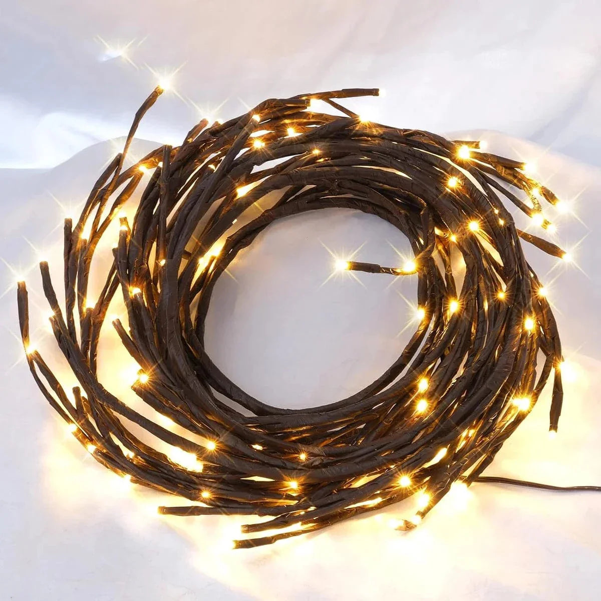 LED Trädgrenlampa - Sol- eller USB-drivet