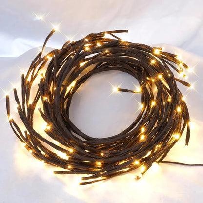 LED Trädgrenlampa - Sol- eller USB-drivet