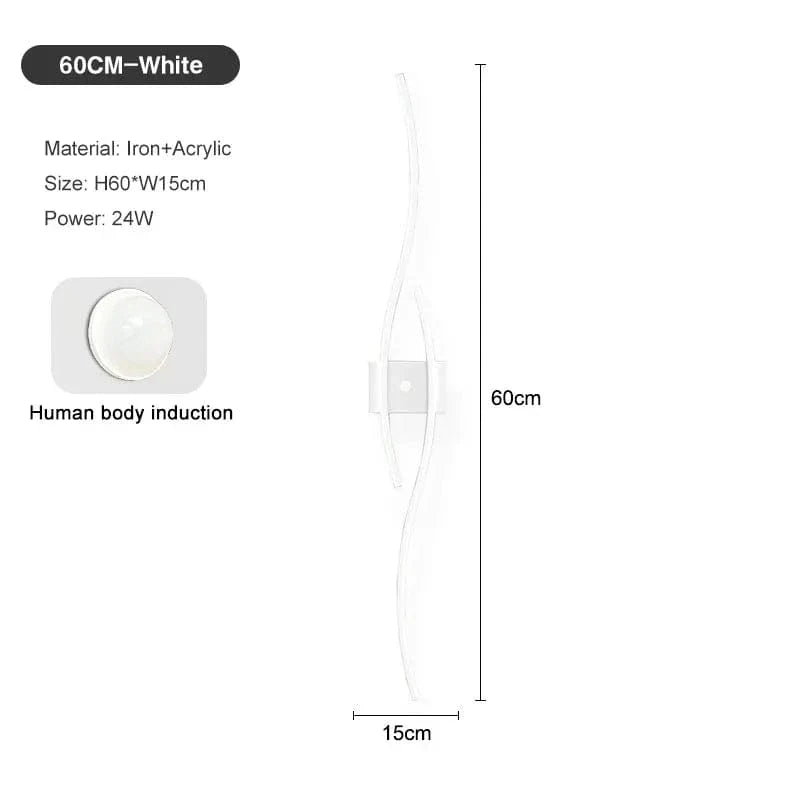 LED Väggregal PIR Rörelsesensor