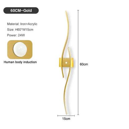LED Väggregal PIR Rörelsesensor