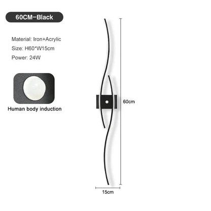 LED Väggregal PIR Rörelsesensor
