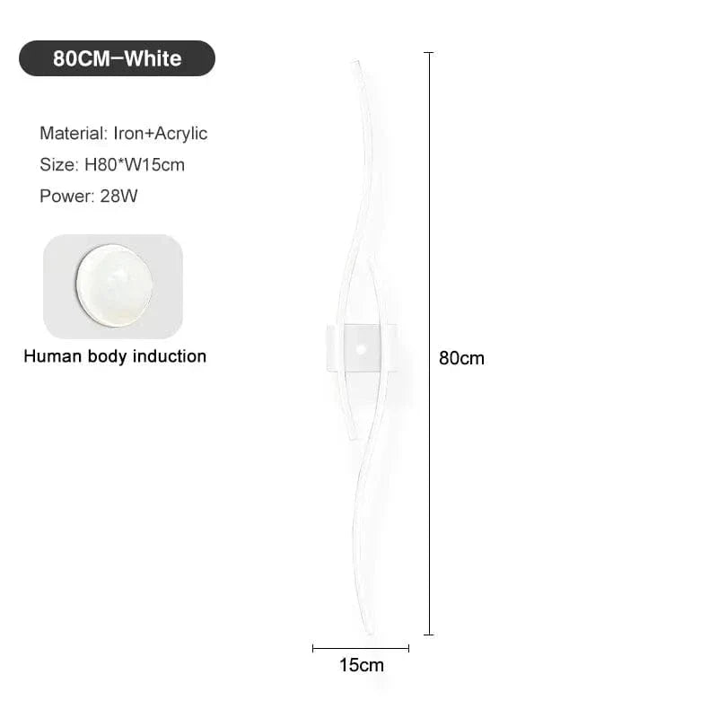 LED Väggregal PIR Rörelsesensor
