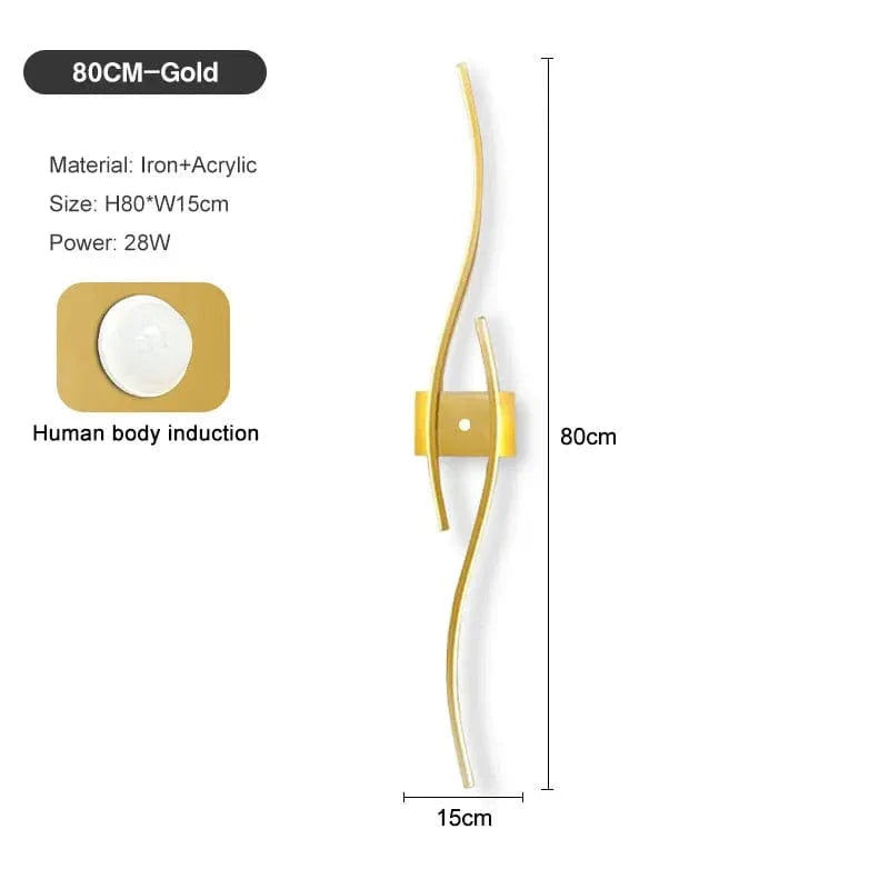 LED Väggregal PIR Rörelsesensor