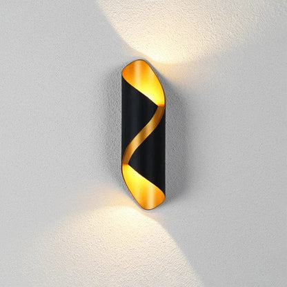 LED Vägglampa - Väggmonterad - IP65 Vattentät - Kreativ Upp-och-Ner Belysning - Modern Design - Lämplig för Inomhus/Utomhusbruk