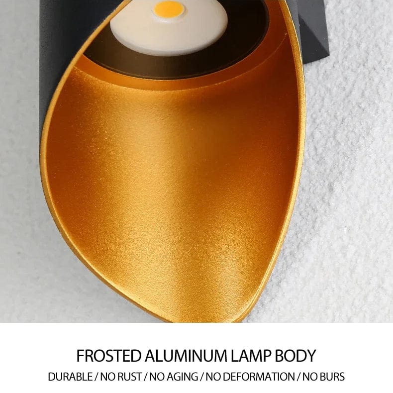 LED Vägglampa - Väggmonterad - IP65 Vattentät - Kreativ Upp-och-Ner Belysning - Modern Design - Lämplig för Inomhus/Utomhusbruk