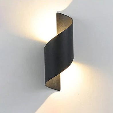 LED Vägglampa Med Modernt Spiraldesign - Vattentät - Inomhus/Utebruk - 10W - Aluminiumkonstruktion - IP65 Klassad
