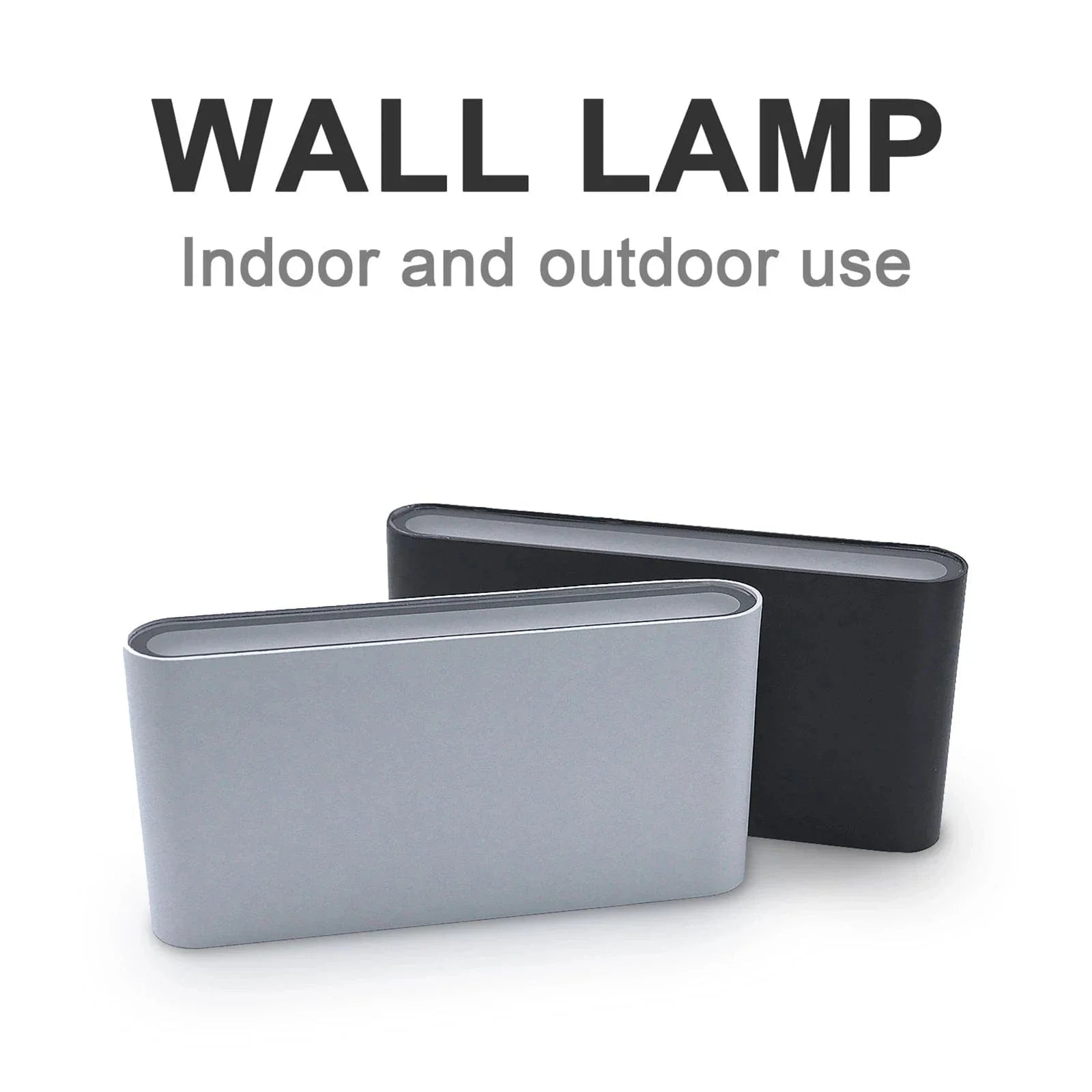 LED Vägglampa Med Upp/Ned Montering – Vattentät - Justerbar Färgtemperatur - Aluminium - Modern Design - Inomhus/Ute Användning