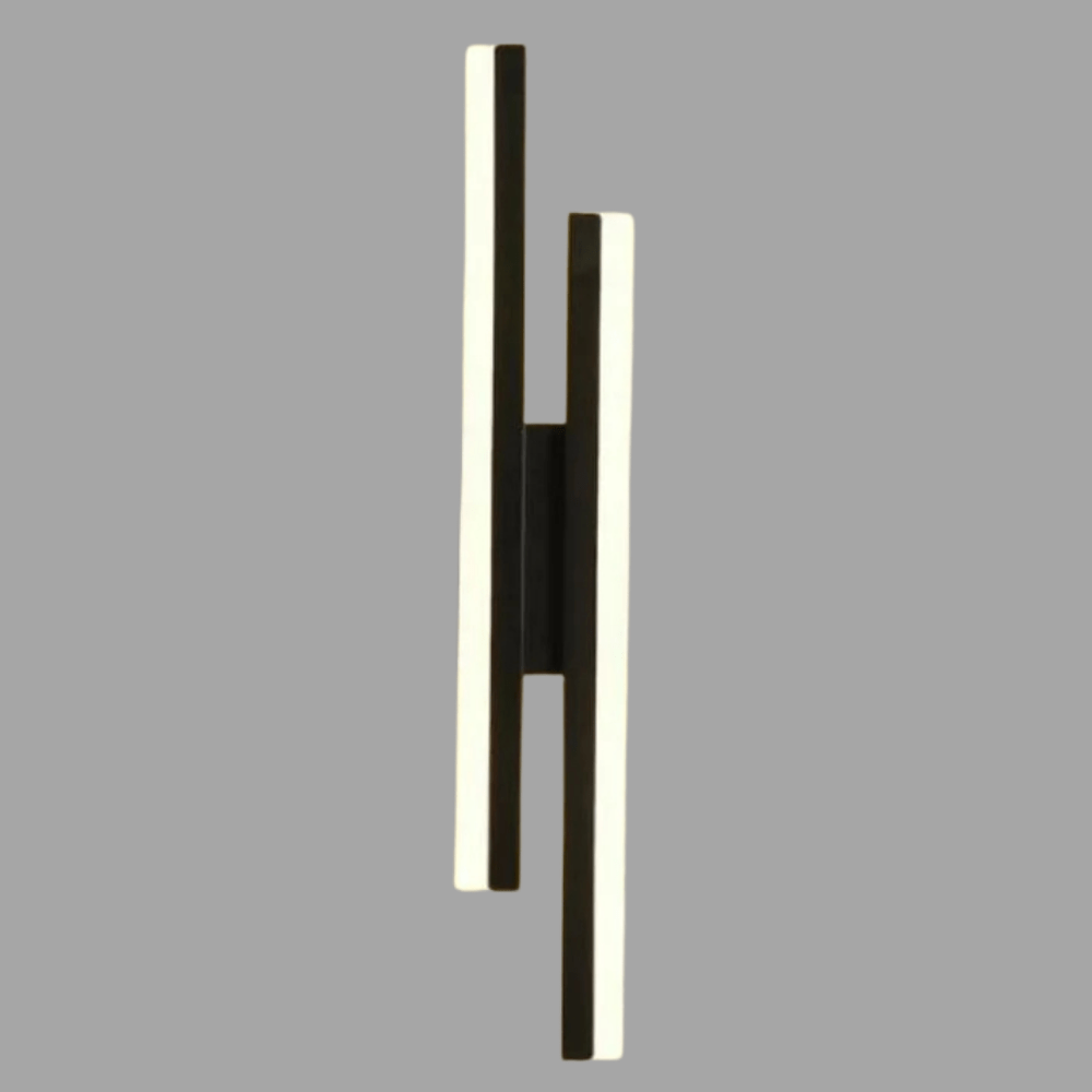 LED Vägglampa Med Akryl Lampskärm – Inomhus Väggljus - Modern Koppardesign - Justerbar Färgtemperatur - Guld/Svart Finish