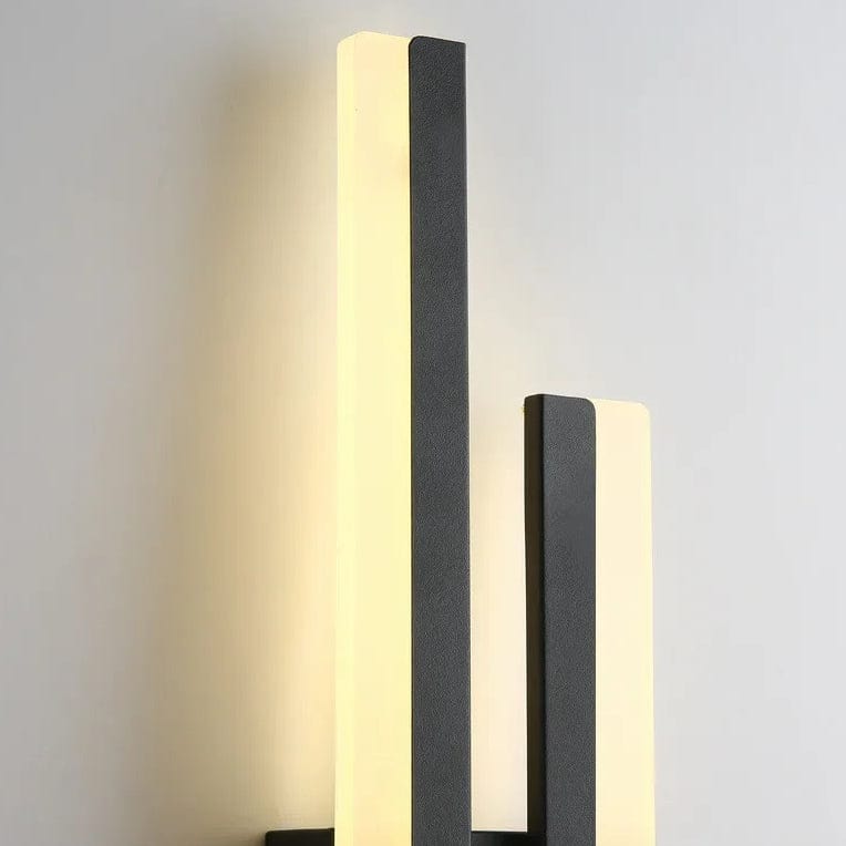 LED Vägglampa Med Akryl Lampskärm – Inomhus Väggljus - Modern Koppardesign - Justerbar Färgtemperatur - Guld/Svart Finish