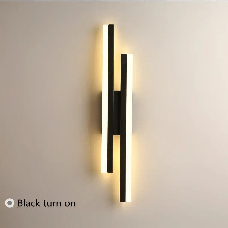 LED Vägglampa Med Akryl Lampskärm – Inomhus Väggljus - Modern Koppardesign - Justerbar Färgtemperatur - Guld/Svart Finish