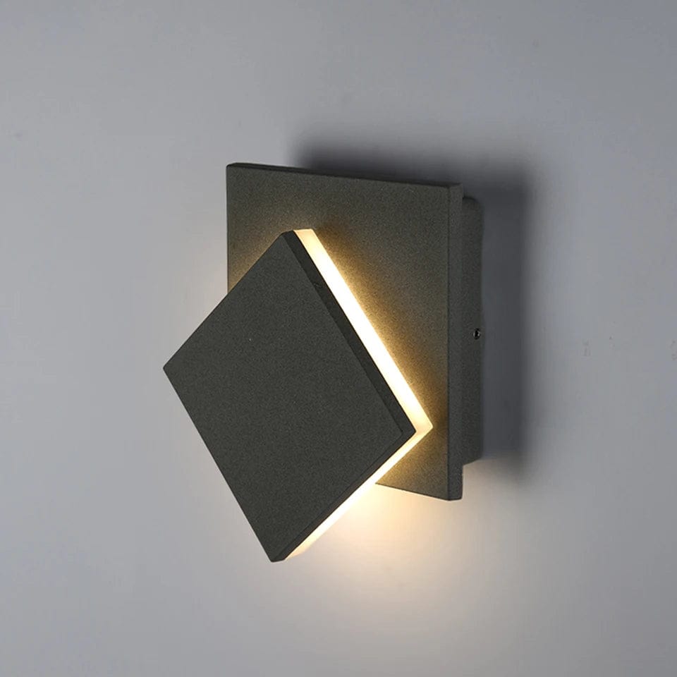 LED Vattentålig Utomhusvägglampa med 360° Rotation – Modern Utomhusväggljus för Trädgårdar och Dörrar