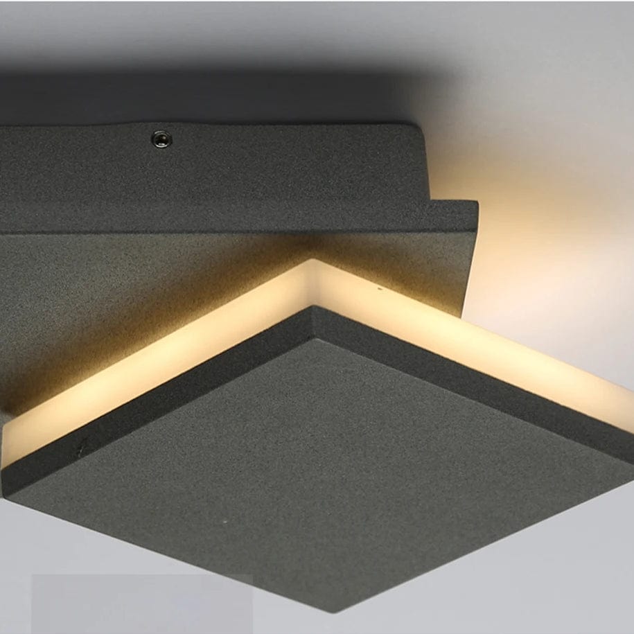 LED Vattentålig Utomhusvägglampa med 360° Rotation – Modern Utomhusväggljus för Trädgårdar och Dörrar