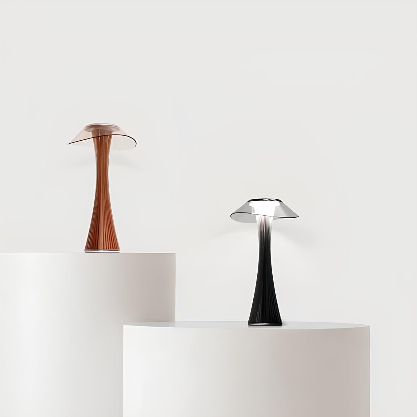Lyxig kristall uppladdningsbar bordslampa