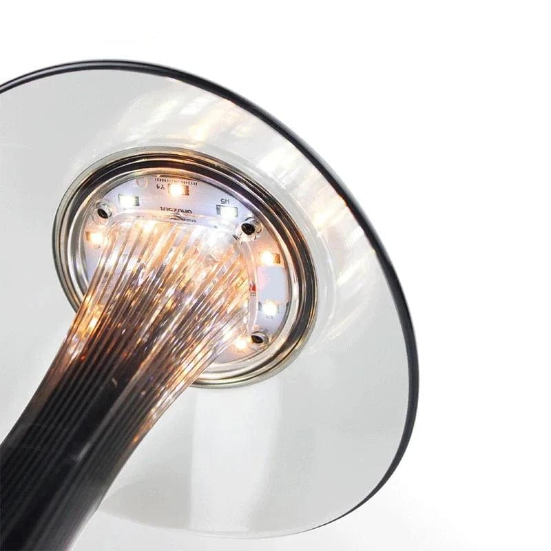 Lyxig kristall uppladdningsbar bordslampa