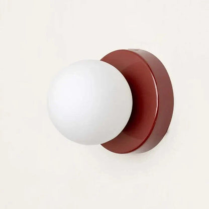 Macaron Mini Glass Vägglampa LED