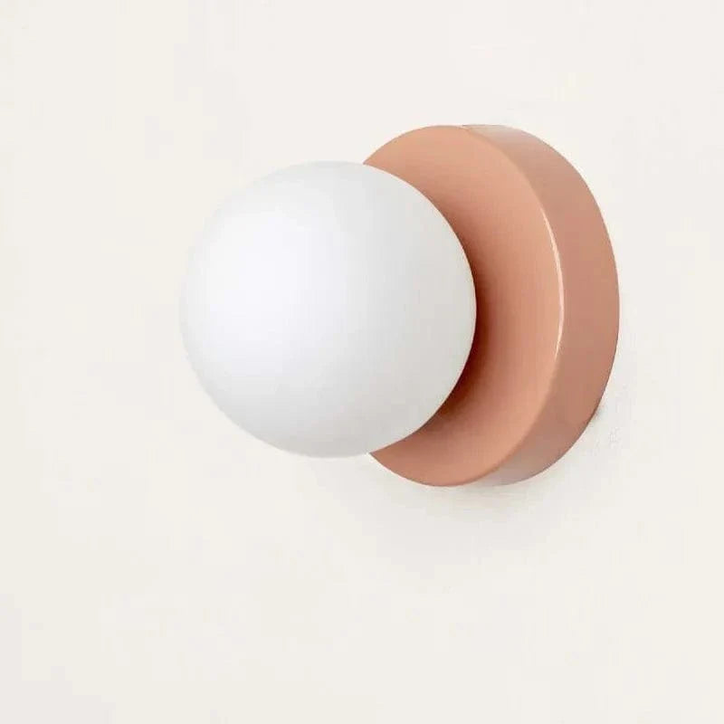 Macaron Mini Glass Vägglampa LED