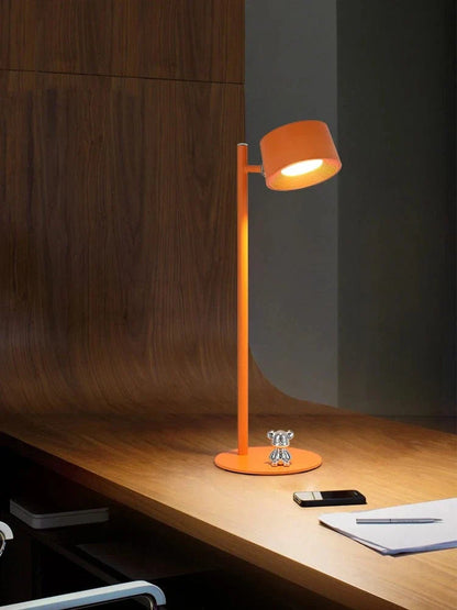 Magnetisk Monterings LED Skrivbordslampa – Uppladdningsbar - Rotbar - Minimalistisk - Modern Inomhusbelysning - Idealisk För Arbete Och Studier