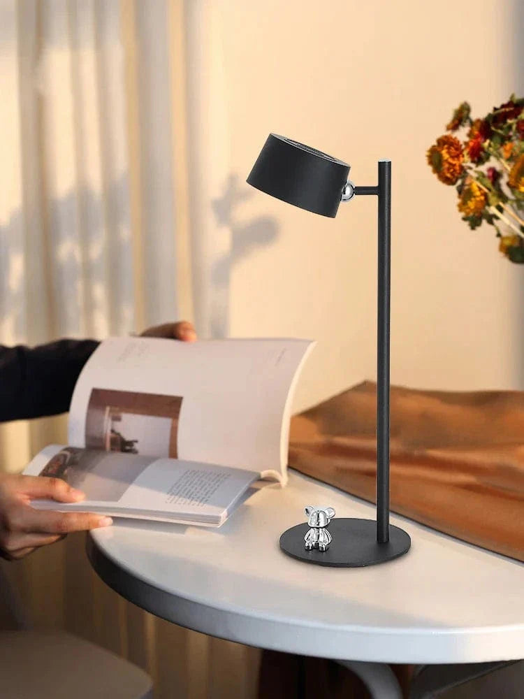 Magnetisk Monterings LED Skrivbordslampa – Uppladdningsbar - Rotbar - Minimalistisk - Modern Inomhusbelysning - Idealisk För Arbete Och Studier